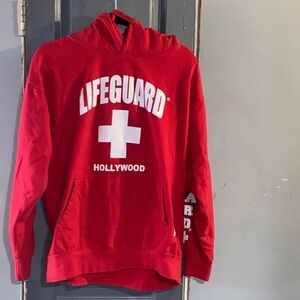 Lifeguard Hollywood Red Hoodie